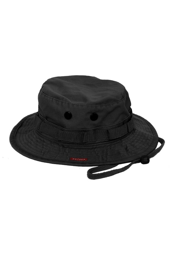 12363 Vintage Boonie Hat, Black - Size 7