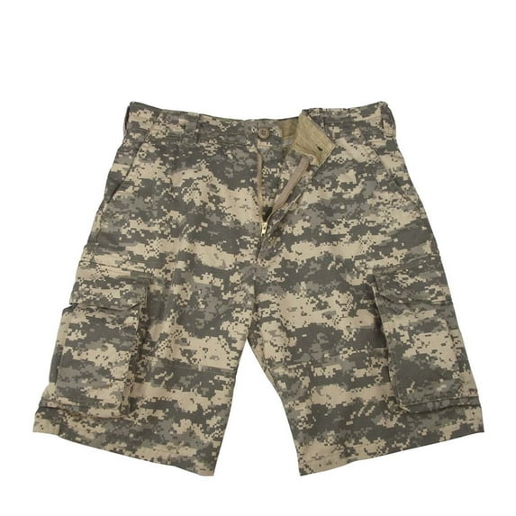 Rothco Vintage Camo Paratrooper Cargo Shorts, ACU Digital Camo, 2XL