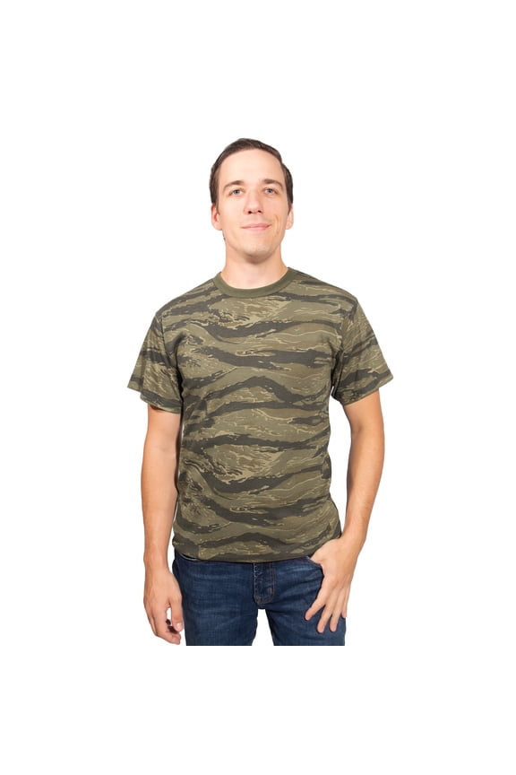 Vintage Camo T-Shirts, Tiger Stripe Camo, 3XL