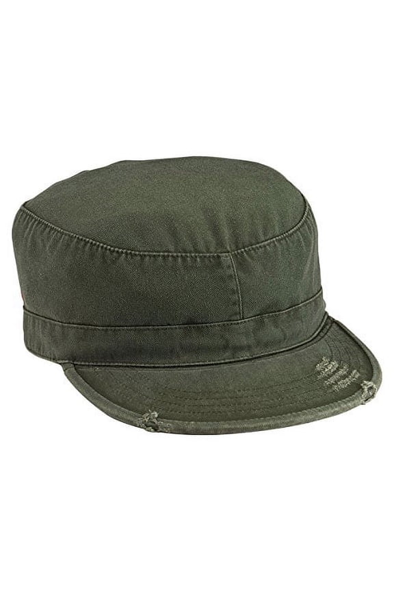 Solid Vintage Fatigue Cap Olive Drab 4508