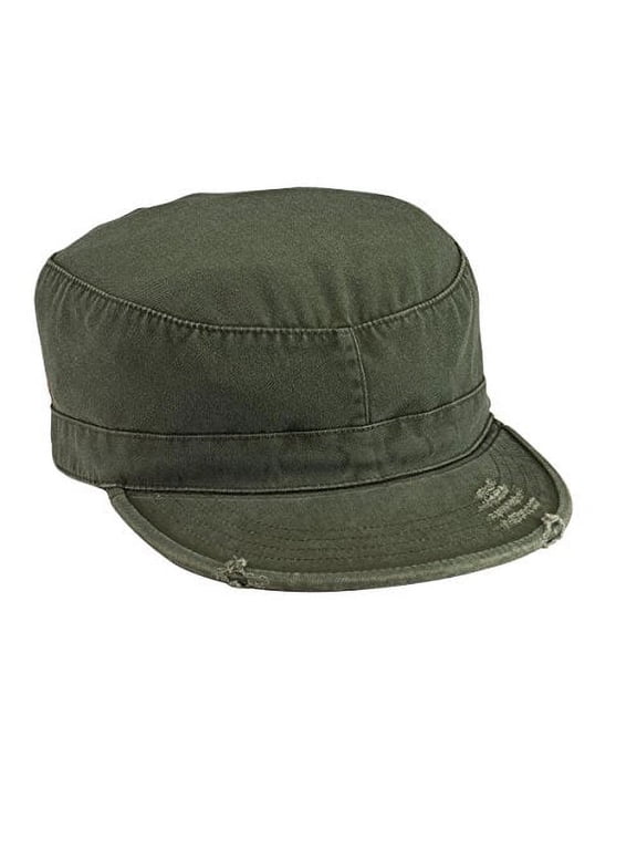Olive Drab Vintage Fatigue Cap - 4508 - X-Large