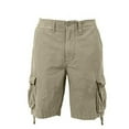 thumbnail image 1 of Rothco Vintage Infantry Utility Shorts,Khaki,XL, 1 of 4