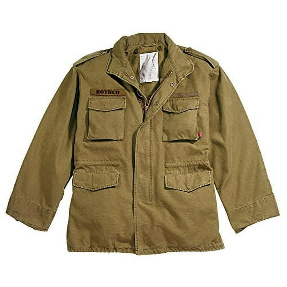 Rothco Vintage M-65 Field Jacket - Russet Brown, Small