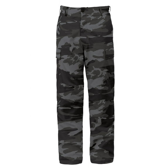 Rothco Vintage Paratrooper Cargo Fatigue Pants,Black Camo
