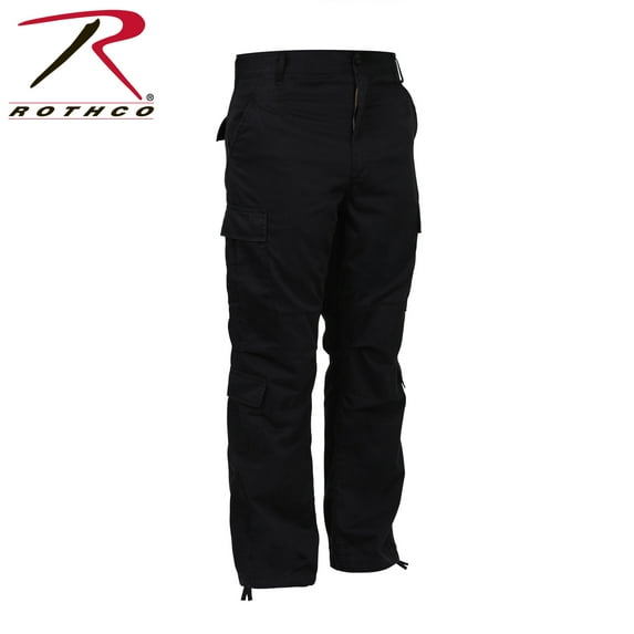 Rothco Vintage Paratrooper Cargo Fatigue Pants,Black