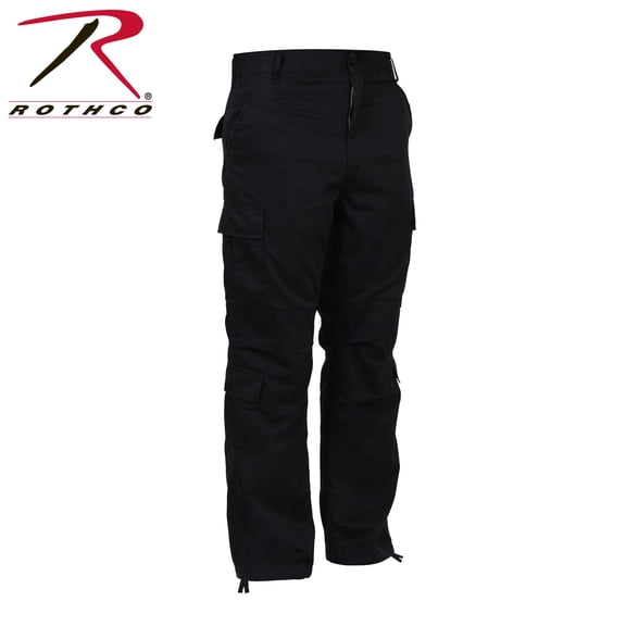 Rothco Vintage Paratrooper Cargo Fatigue Pants,Black