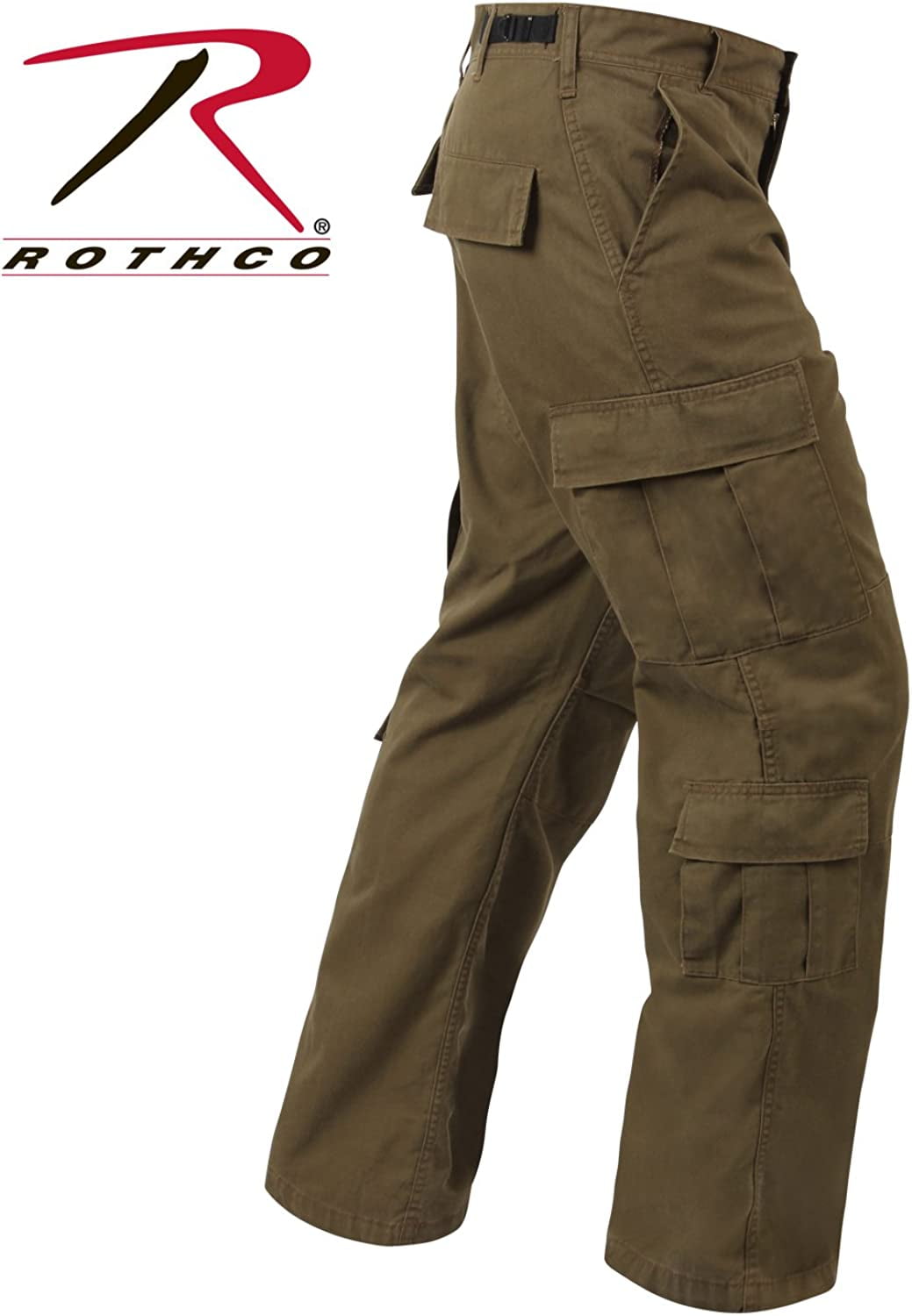Rothco Vintage Paratrooper Cargo Fatigue Pants,Russet Brown