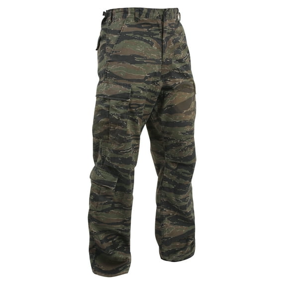 Rothco Vintage Paratrooper Cargo Fatigue Pants,Tiger Stripe Camo