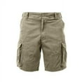 thumbnail image 1 of Rothco Vintage Solid Paratrooper Cargo Shorts, Khaki, 2XL, 1 of 2