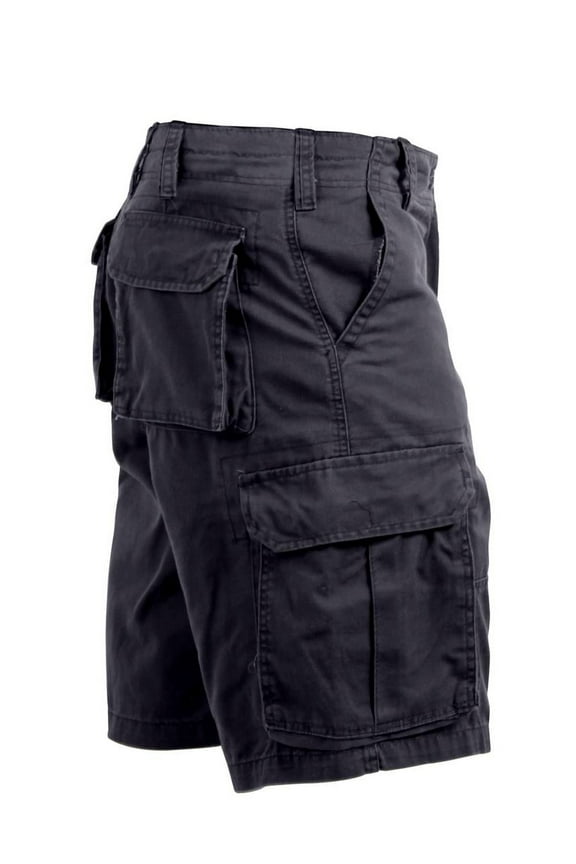 Vintage Solid Paratrooper Cargo Shorts
