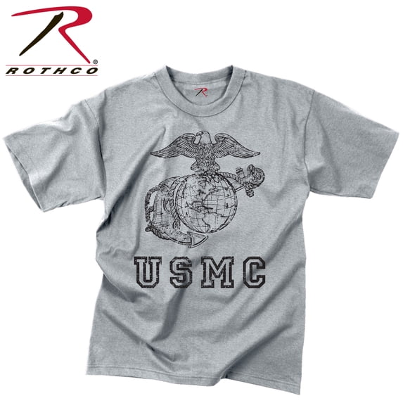 Rothco Vintage USMC Eagle, Globe & Anchor T-Shirt,Medium