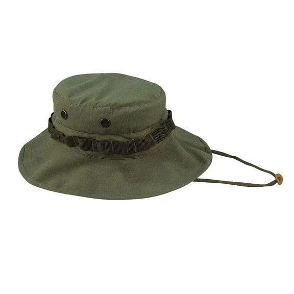 Rothco 5704 Vintage Vietnam Style Boonie Hat, Olive Drab - Size 7.75