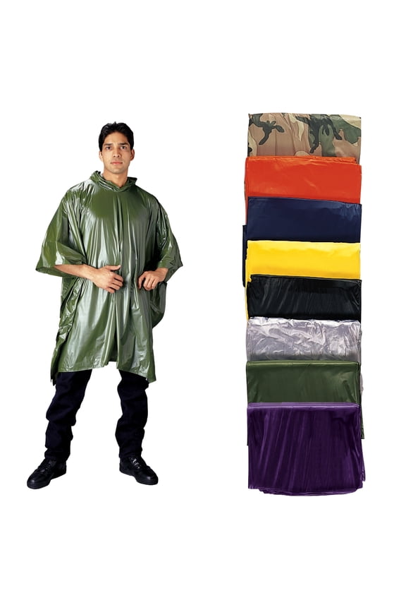 Vinyl Ponchos, Yellow