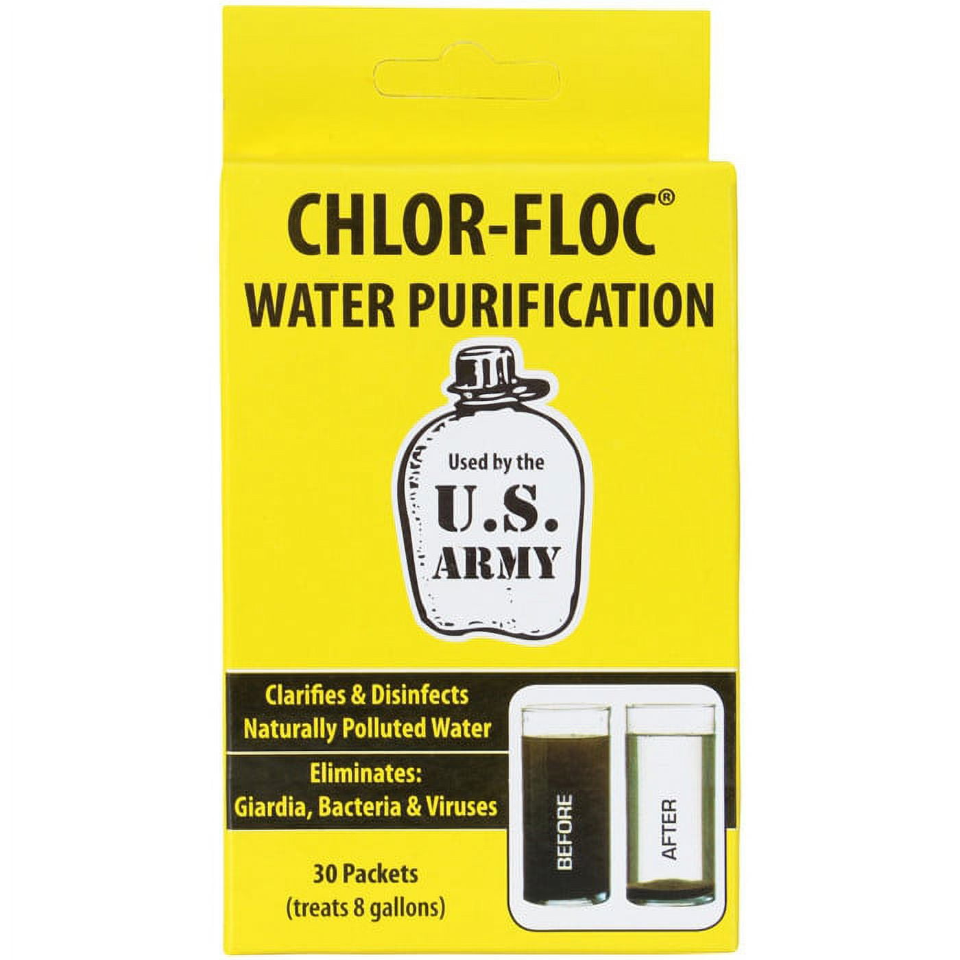 Water Recirculating Powder Rothco Water Pure Powder Packets - 7741, Water Treatment Aid, 30 ...