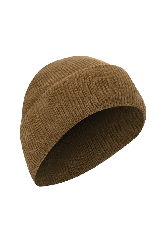 Wind and Waterproof Insulated Acrylic Watch Cap, Coyote Brown