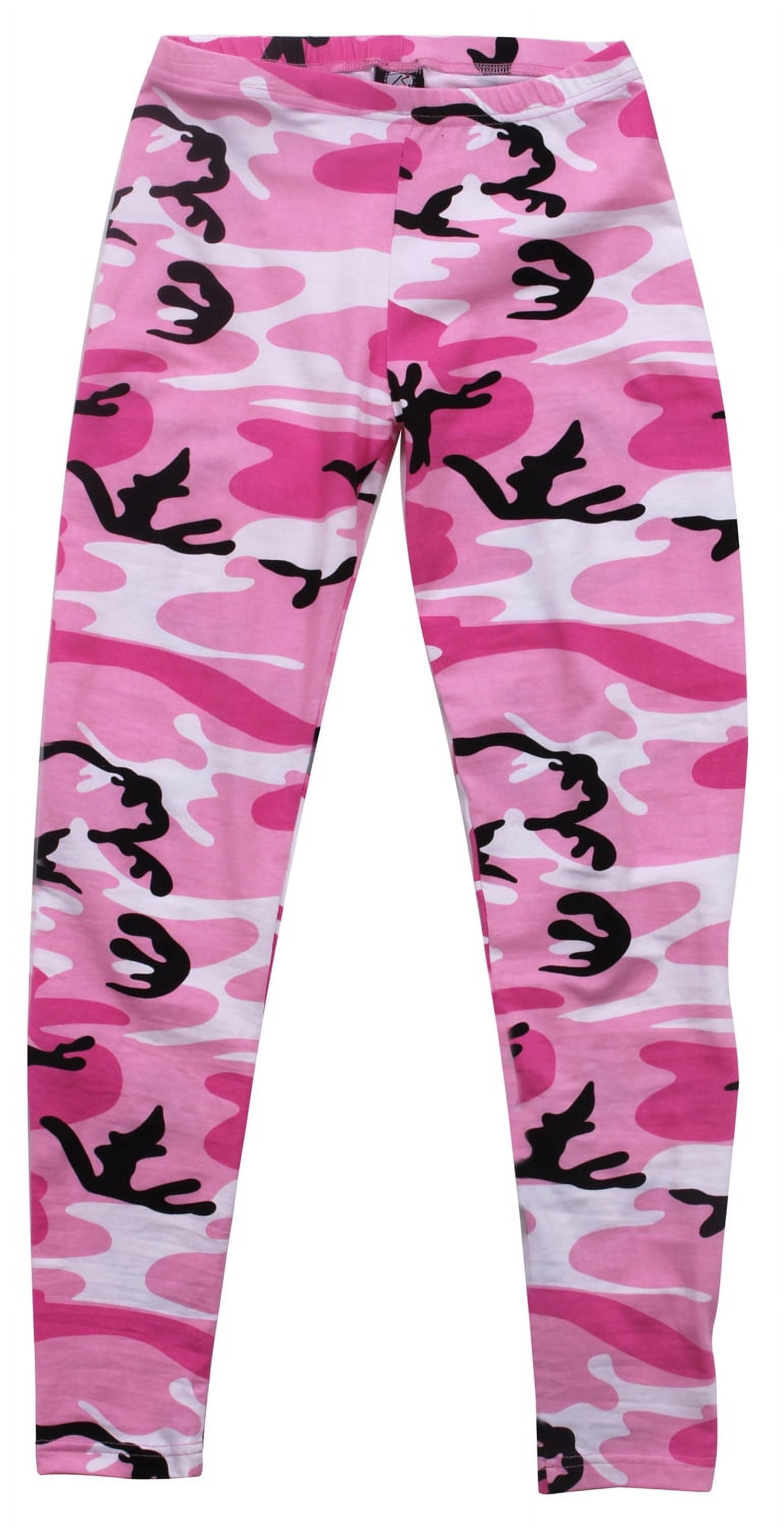 Best Ladies' Pink Camo Leggings, Purple Pink Sexy Best Military Print  Casual Tights For Women