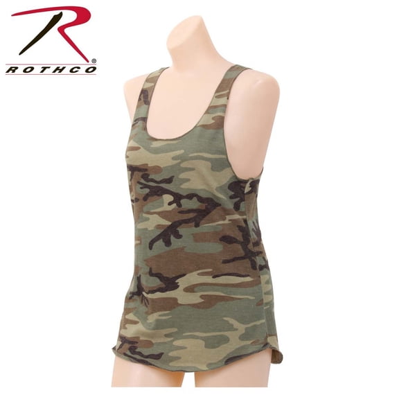 Rothco Womens Camo Racerback Tank Top, X-Small