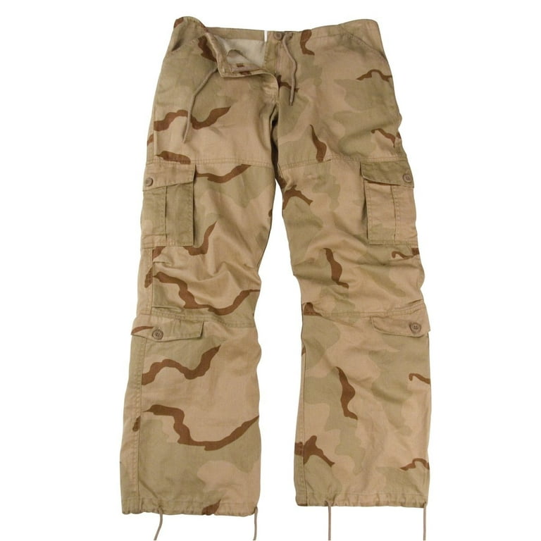 Rothco Womens Camo Vintage Paratrooper Fatigue Pants Tri-Color