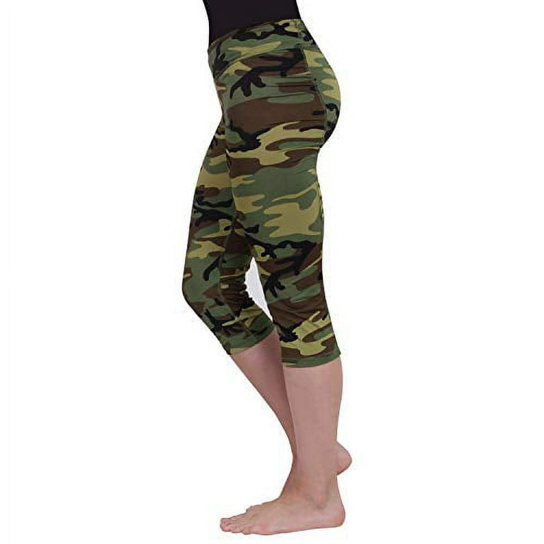 Buy Rothco Womens Workout Performance Camo Leggings With Pockets, Money  Back Guarantee