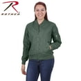 thumbnail image 1 of Rothco Womens MA-1 Reversible Flight Jacket, Bomber Jacket - Sage Green, Medium, 1 of 2