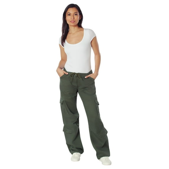 Rothco Womens Vintage Paratrooper Fatigue Pants,Olive Drab