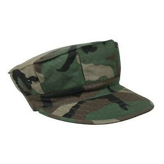 Rothco Woodland Camo 8 Pt Cap - 5633
