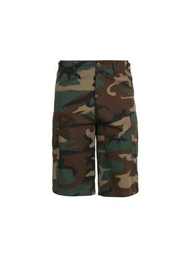 Long Length Camo BDU Shorts