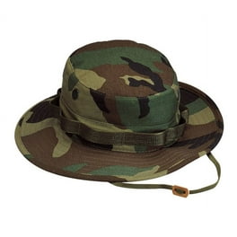 Rothco 100 Cotton Rip Stop Boonie Hat Woodland Camo 7