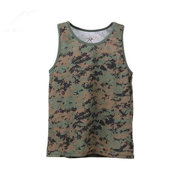 Rothco Woodland Digital Camo Tank Top - 8734 - Medium