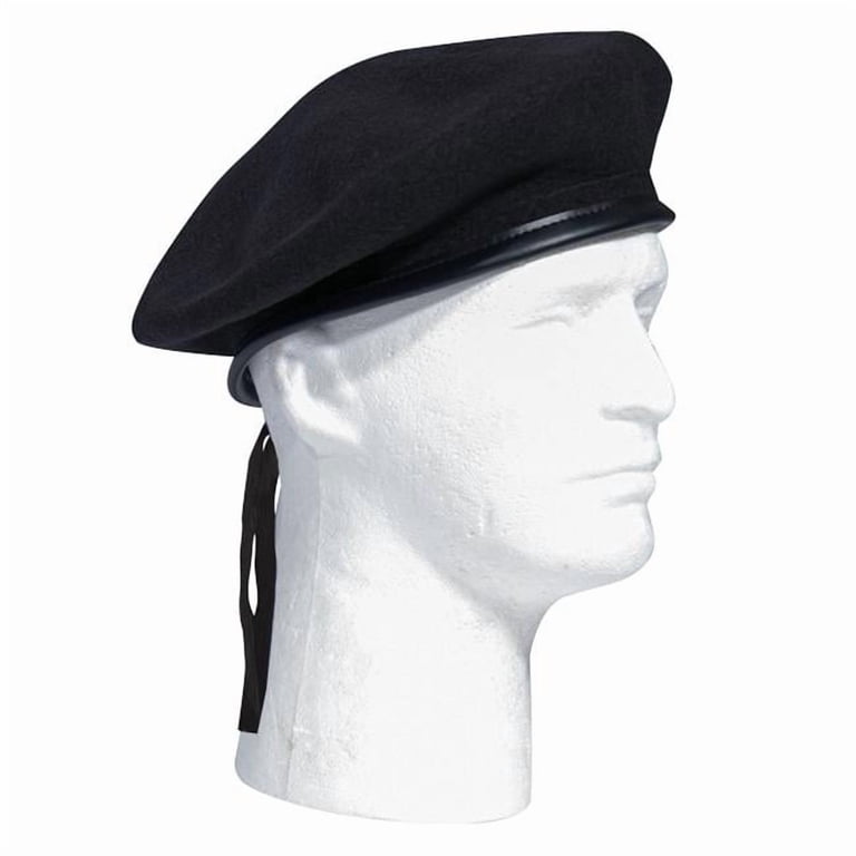 Rothco Wool Monty Beret, Black, XL - Walmart.com