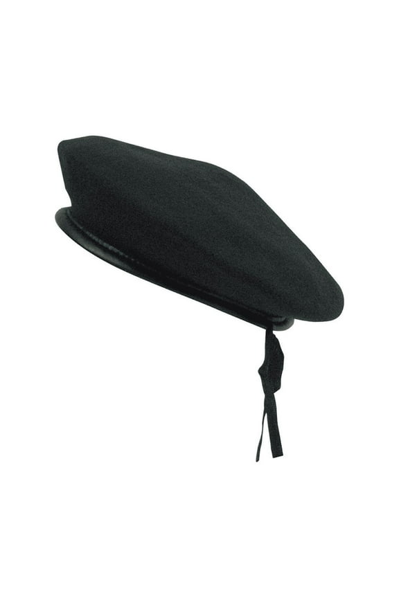 Wool Monty Beret, Green, XL