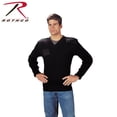 thumbnail image 1 of Rothco Wool V-Neck Sweater, Black, 48, 1 of 2