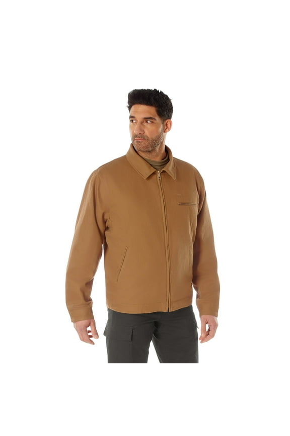 Work Brown Canvas Work Jacket 92505 - M