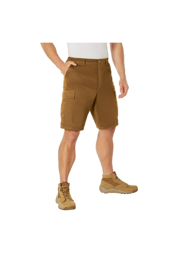 23529 Men Tactical Battle Dress Uniform Shorts, Work Brown - Large