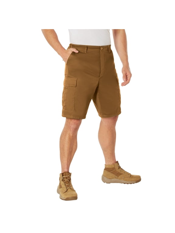 23529 Men Tactical Battle Dress Uniform Shorts, Work Brown - Large