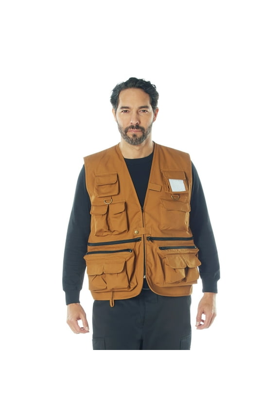 Work Brown Travel Vest 75315 - L
