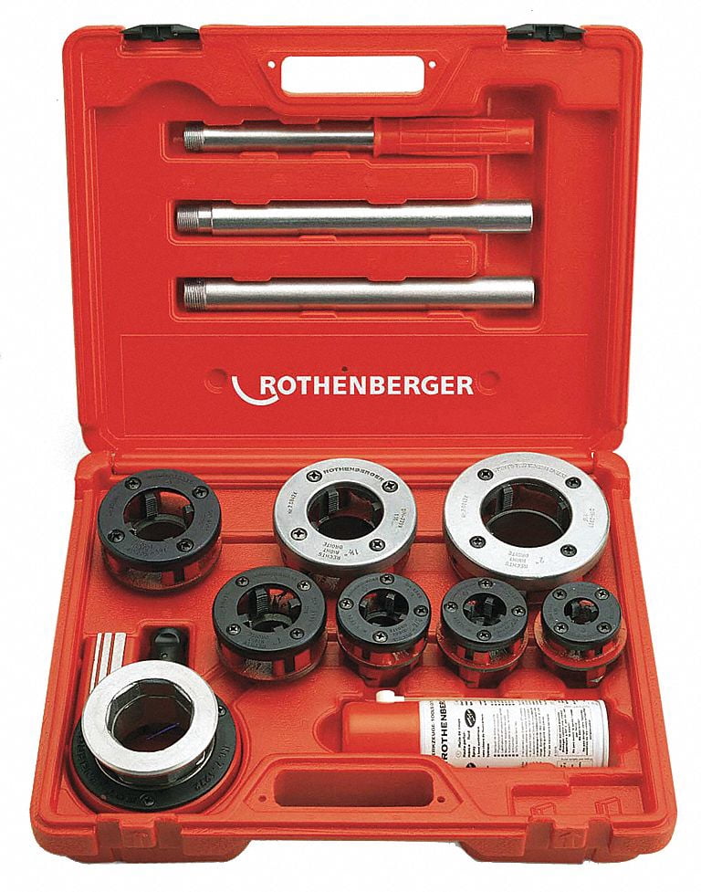 Rothenberger Manual Ratchet Pipe Threader,1/2" to 2" 70905
