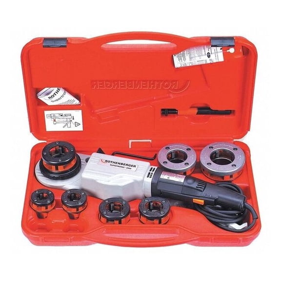 Pipe Threading and Cutting Machines, 1/2 in to 2 in, Rod: No Rod Bolt: No Bolt