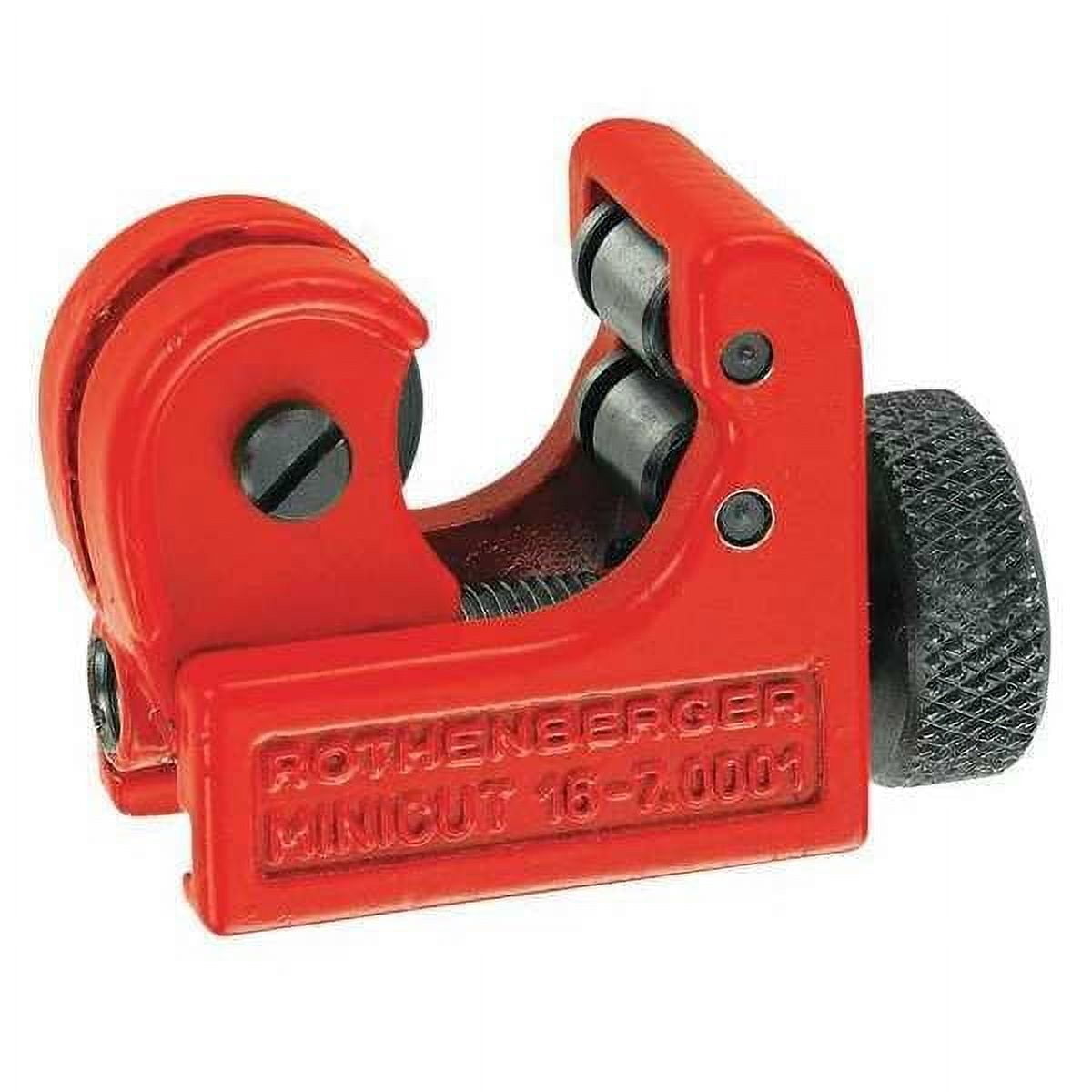 Rothenberger Red Steel Mini Tube Cutter for Copper Pipes