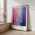 thumbnail image 1 of Rothko Inspired Poster Pink Lilac Blue Color Field Wall Art Minimal Mid Century Modern Physical Artwork Unframed Paper Print, 1 of 5
