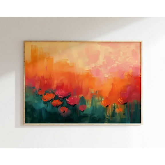 Rothko Poster Flowers Museum Quality Abstract Mark Rothko Poster Horizontal Mark Rothko Print Rothko Wall Art Wall Art Modern Wall Decor