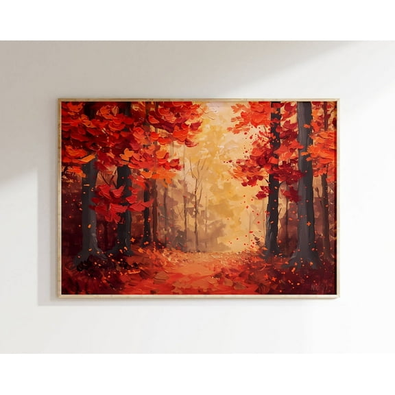 Rothko Poster - Forest, Museum Quality Abstract Mark Rothko Poster, Horizontal Mark Rothko Print, Rothko Wall Art, Exhibition Art Wall Art, Modern Wall Decor, 8x12 UNFRAMED