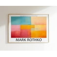 thumbnail image 1 of Rothko Poster - Museum Quality Abstract Mark Rothko Poster, Horizontal Mark Rothko Print, Rothko Wall Art, Modern Exhibition Art Wall Art, Modern Wall Decor, 16x24 UNFRAMED, 1 of 2