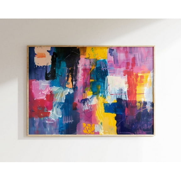 Rothko Poster - Museum Quality Abstract Mark Rothko Poster, Horizontal Mark Rothko Print, Rothko Wall Art, Modern Exhibition Art Wall Art, Modern Wall Decor, 8x12 UNFRAMED