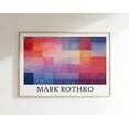 thumbnail image 1 of Rothko Poster - Museum Quality Abstract Mark Rothko Poster, Horizontal Mark Rothko Print, Rothko Wall Art, Modern Exhibition Art Wall Art, Modern Wall Decor, 12x18 UNFRAMED, 1 of 2