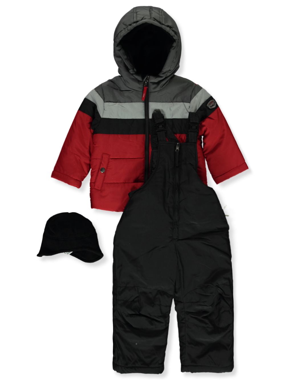 Rothschild Baby Boys' 3Piece Jacket Snowsuit Set red, 24 months