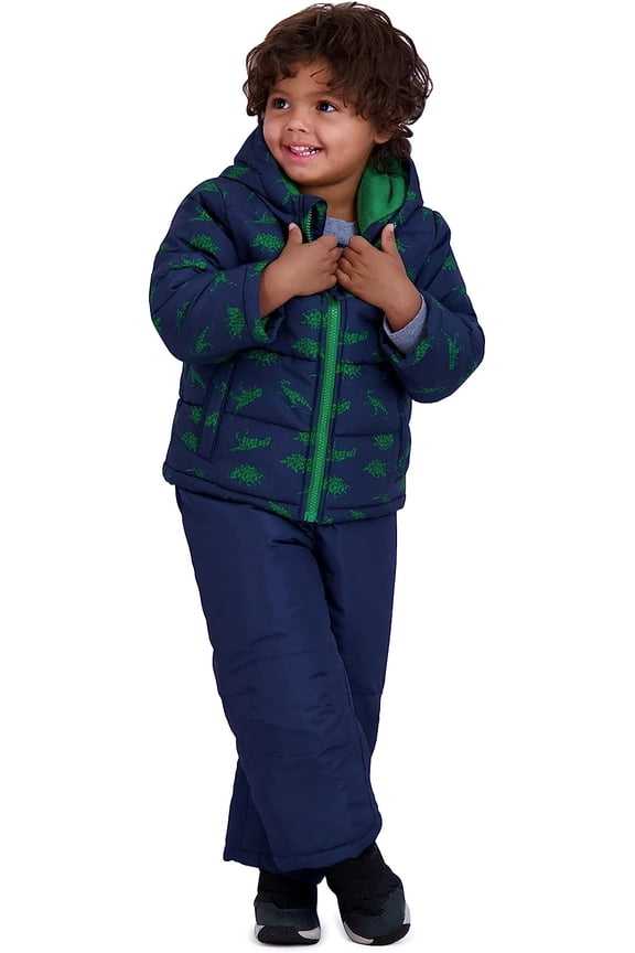 Boys' Ski Jacket and Snowbib Snowsuit Set