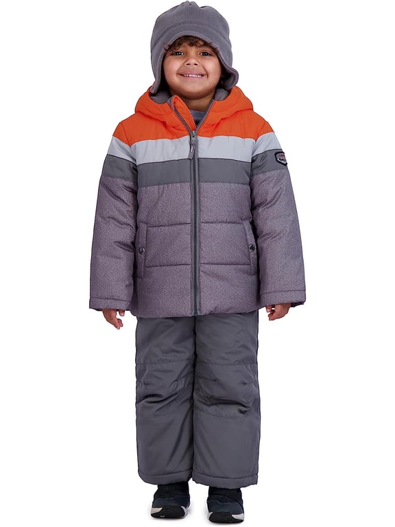 Boys' Ski Jacket and Snowbib Snowsuit Set
