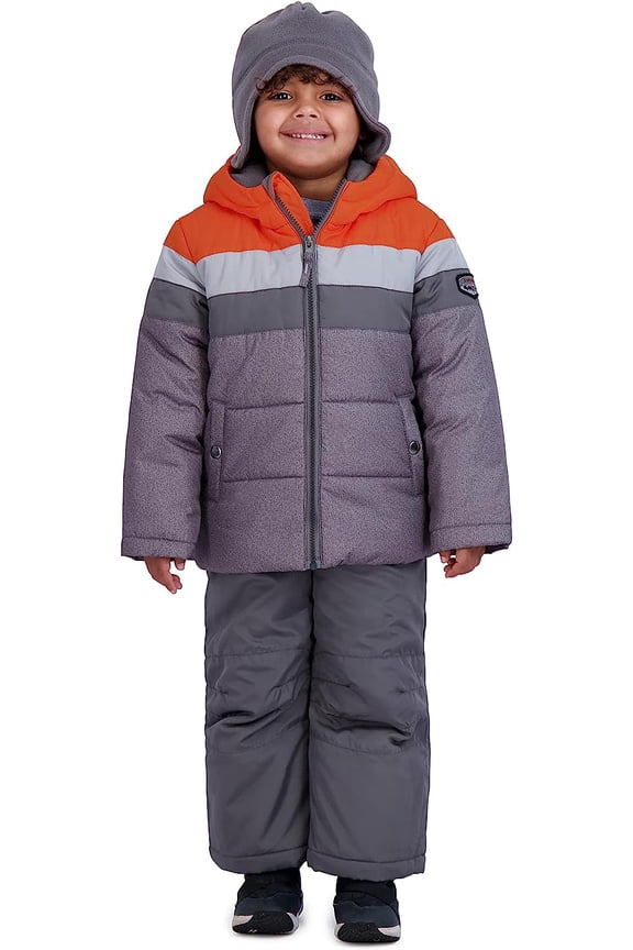 Boys' Ski Jacket and Snowbib Snowsuit Set