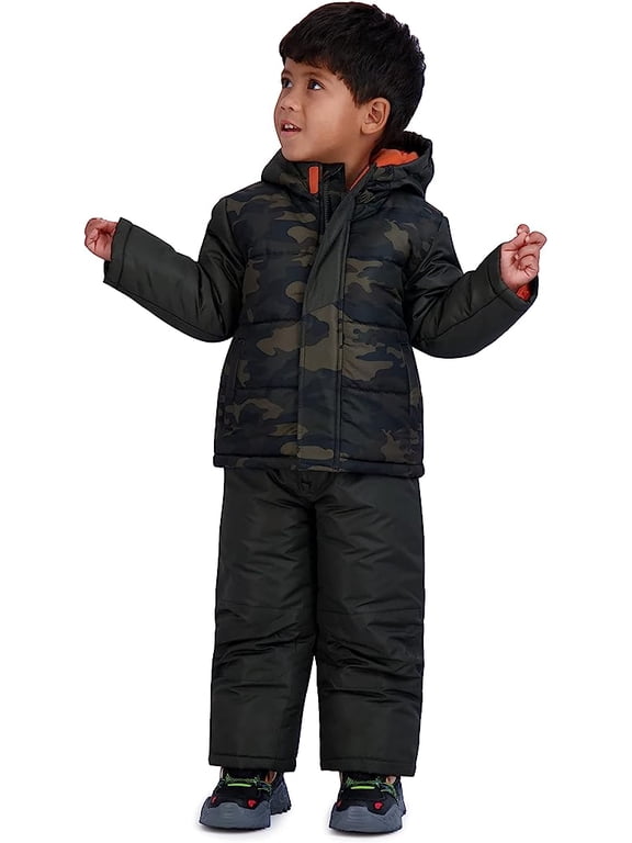 Boys' Ski Jacket and Snowbib Snowsuit Set